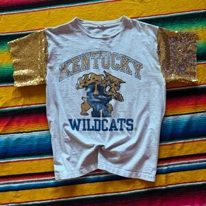 Kentucky Wildcats Sequin Sleeve Tee